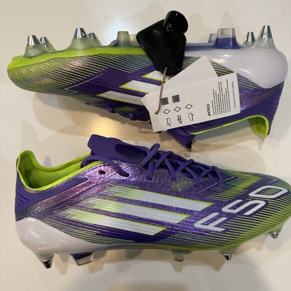 Men Size 10.5 Adidas F50 Elite SG Purple Silver Soccer Cleats NEW JH7633 main image 4